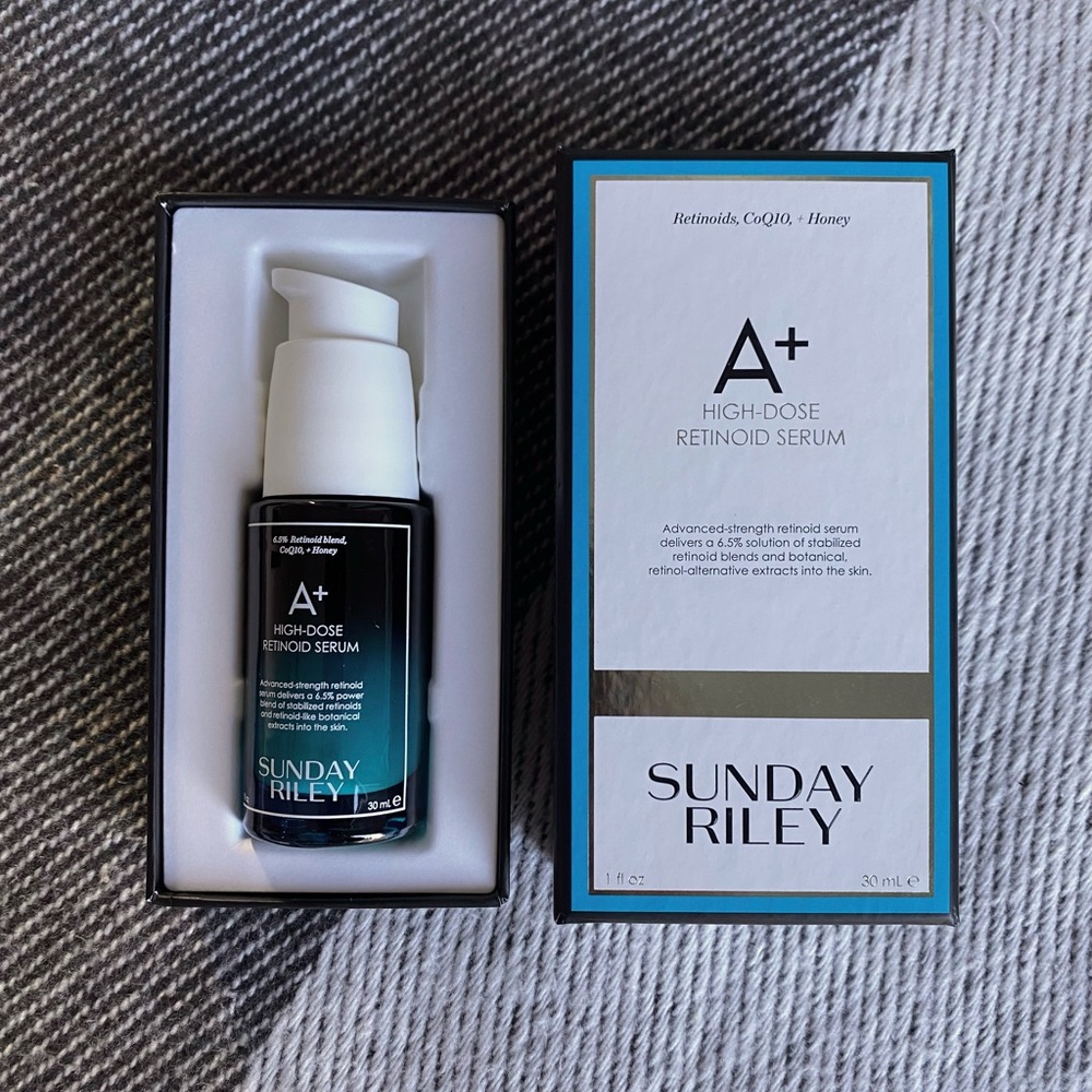New! Sunday Riley A+ High-Dose Retinoid Serum